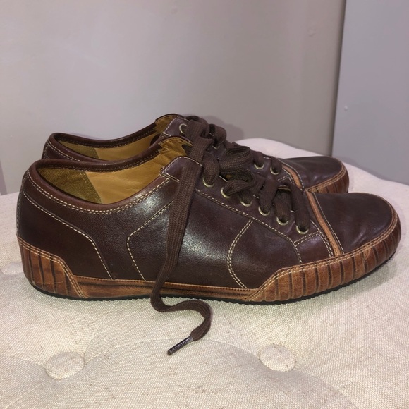 Cole Haan Dark Brown Men's Noah Oxford shoes - Picture 2 of 11